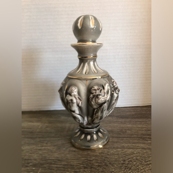 Vtg ELPA Alcobaca Hand Painted Perfume Bottle - Picture 5 of 14